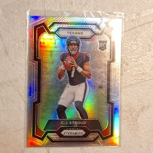 C.J. Stroud 2023 Silver Prizm Rookie card
